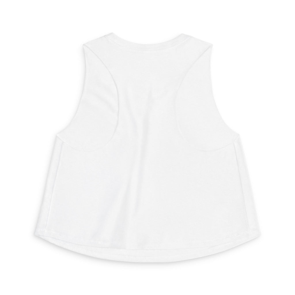 YeeHaw Crop Top – Teal Script Bow Womens Western Graphic Tank