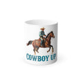 Cowboy Up Color-Changing Mug — 11oz Horse Rider Gift