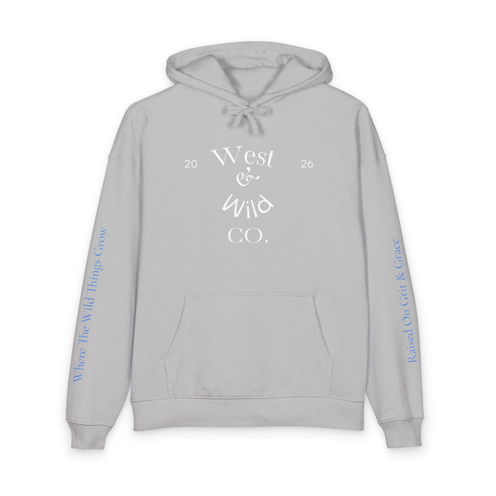 West & Wild Co. Longhorn Hoodie — Organic Relaxed Pullover