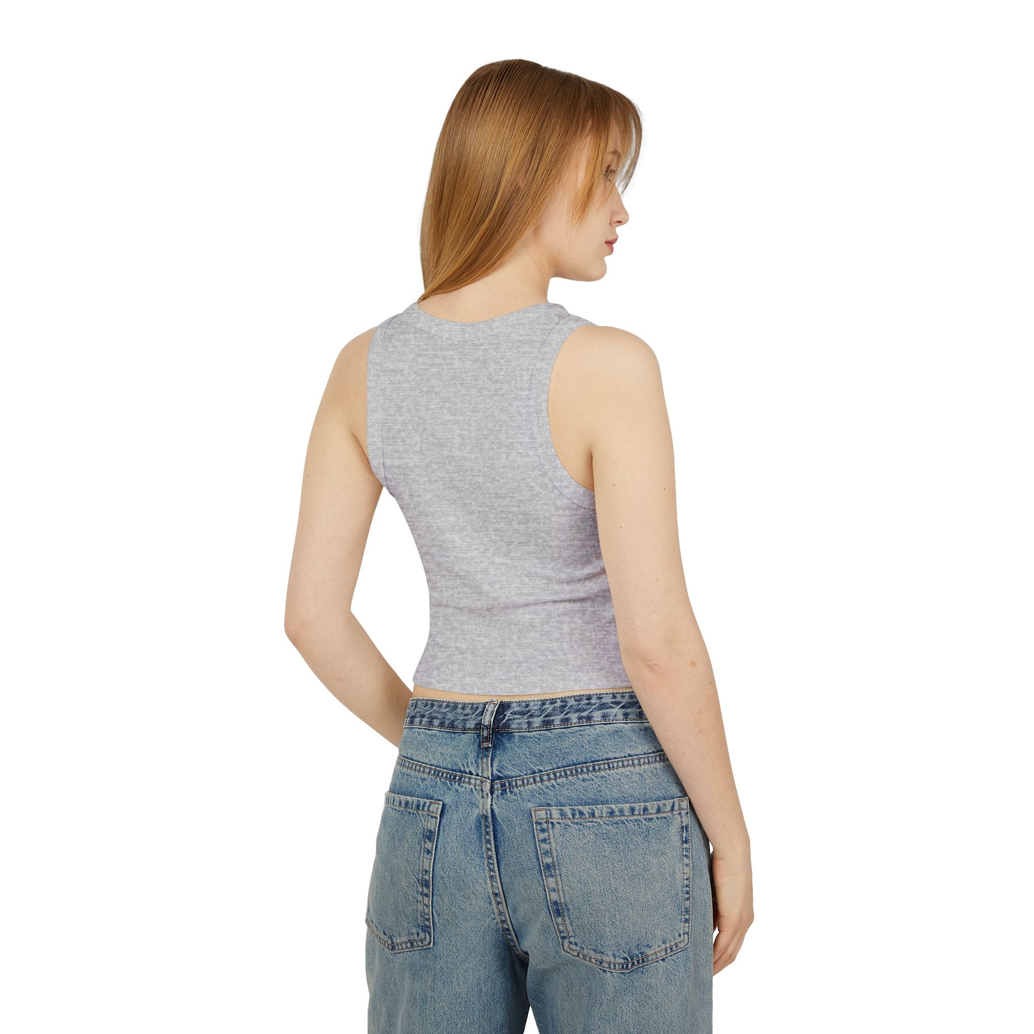Rodeo Rider Racer Tank Top — Vintage Western Cowgirl Graphic