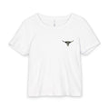 Western Rodeo Baby Tee — "Wild Boars & Cowboy Boots" Graphic