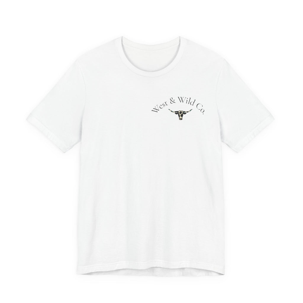 Country + Rodeo Graphic Tee — “A Little Country A Little Hood” Cotton T‑Shirt