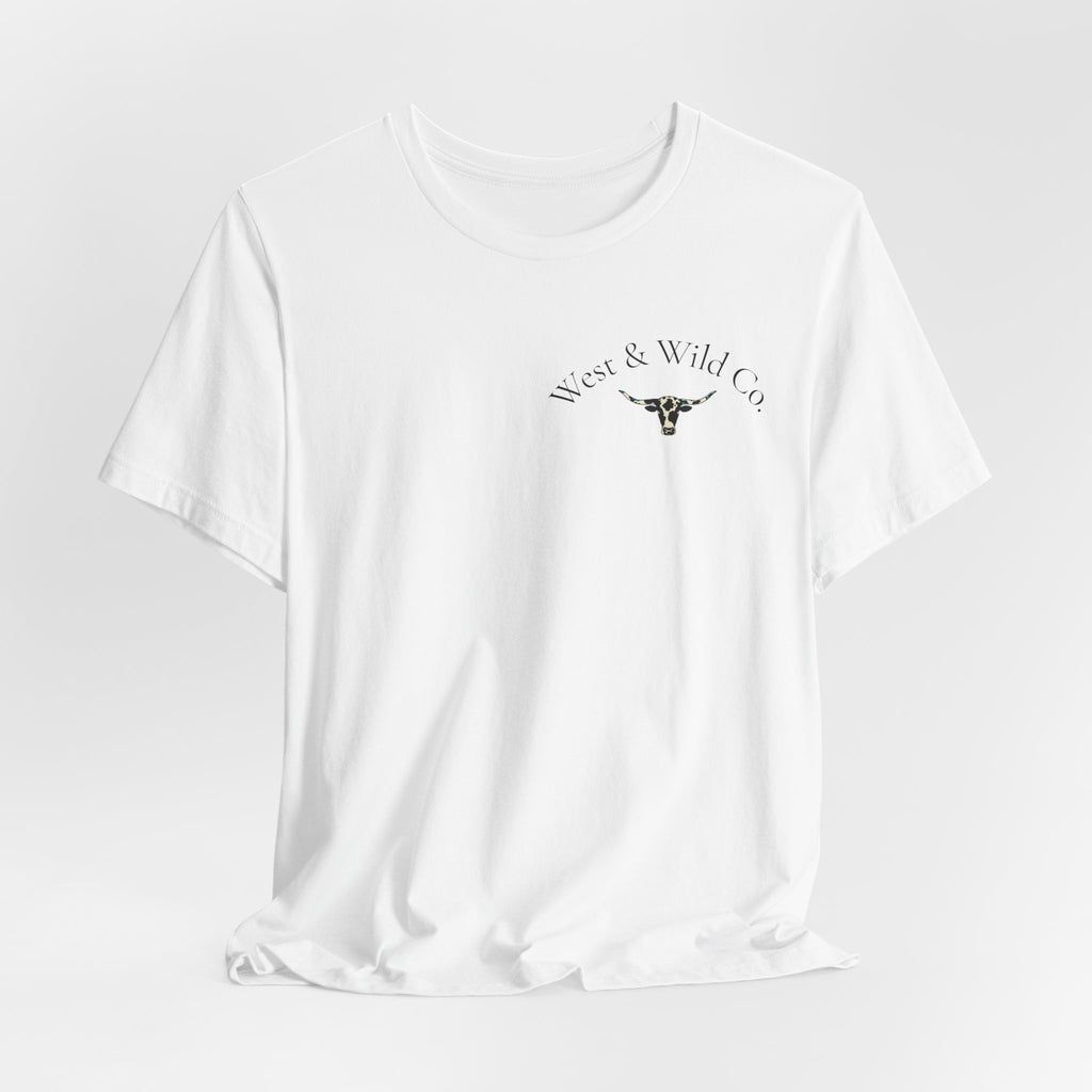 Country + Rodeo Graphic Tee — “A Little Country A Little Hood” Cotton T‑Shirt