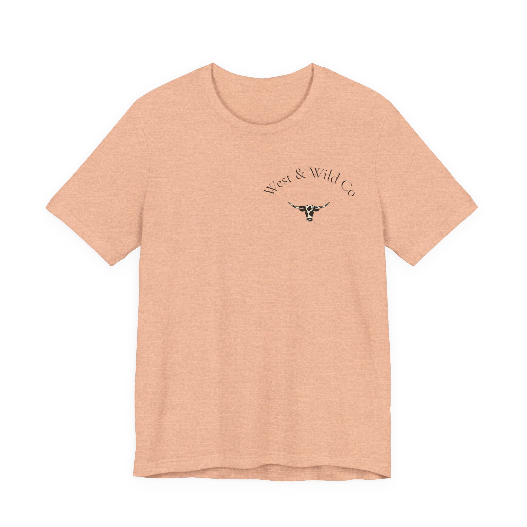 Highland Cow Tee — “High On Highlands, Low On Drama” Graphic T-Shirt