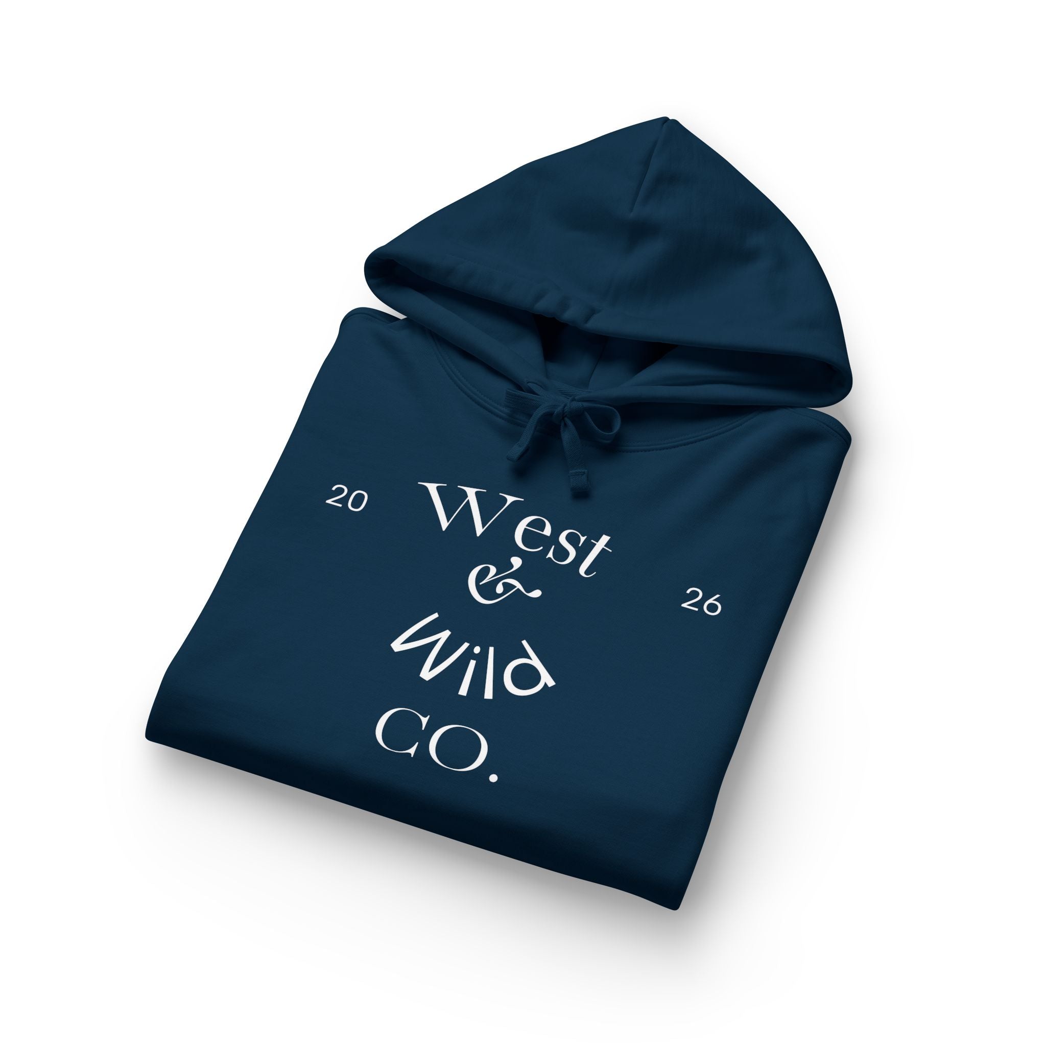 West & Wild Co. Longhorn Hoodie — Organic Relaxed Pullover