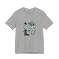Mama Cowboy Boots & Hat T‑Shirt — Western Mama Tee with Horseshoe Graphic