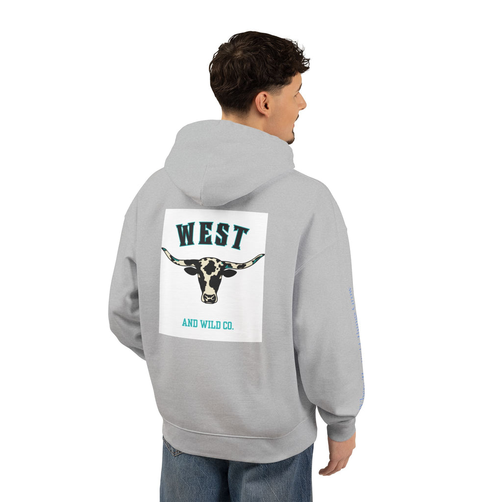West & Wild Co. Longhorn Hoodie — Organic Relaxed Pullover