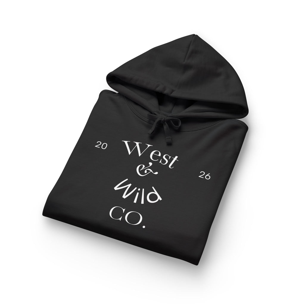 West & Wild Co. Longhorn Hoodie — Organic Relaxed Pullover