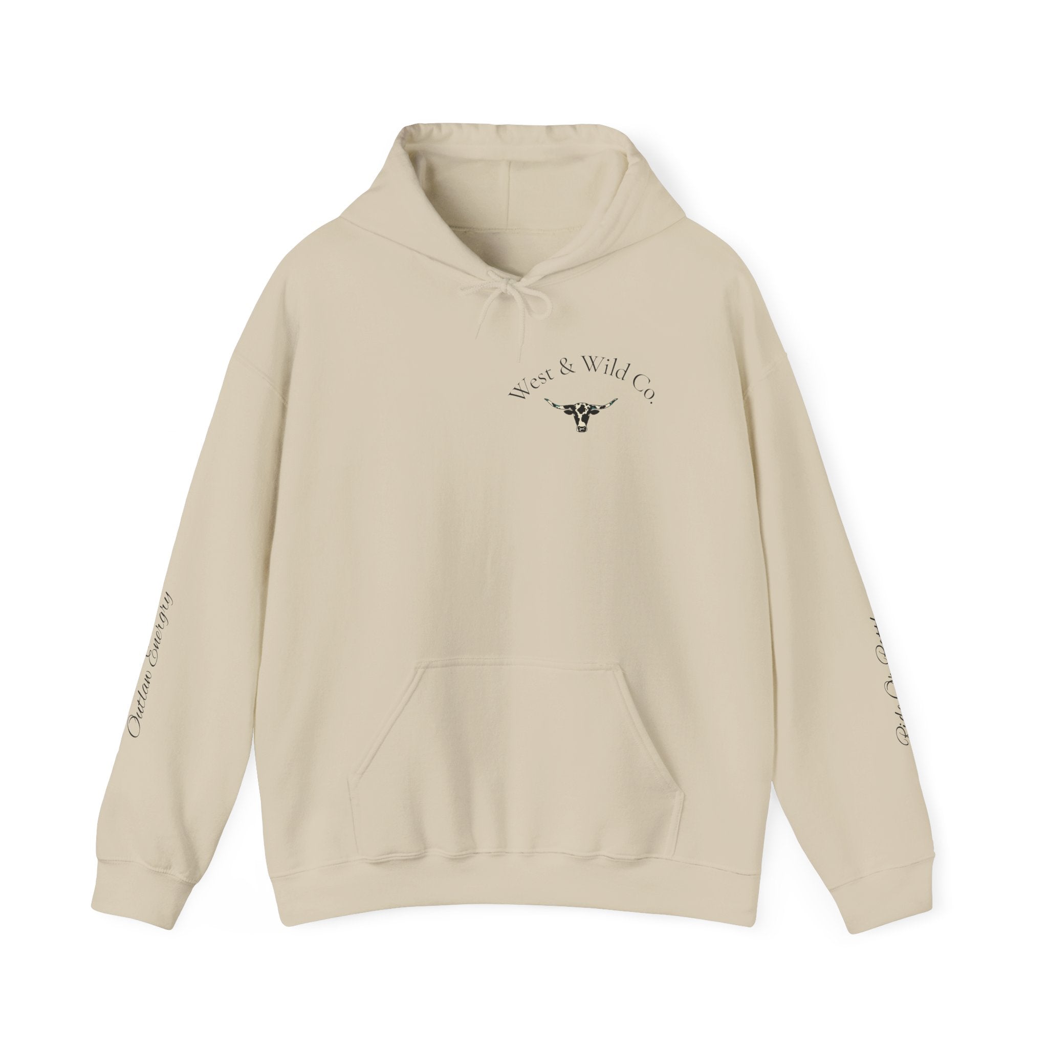 Western Outlaw Babe Club Hoodie — Vintage Snake Graphic Pullover