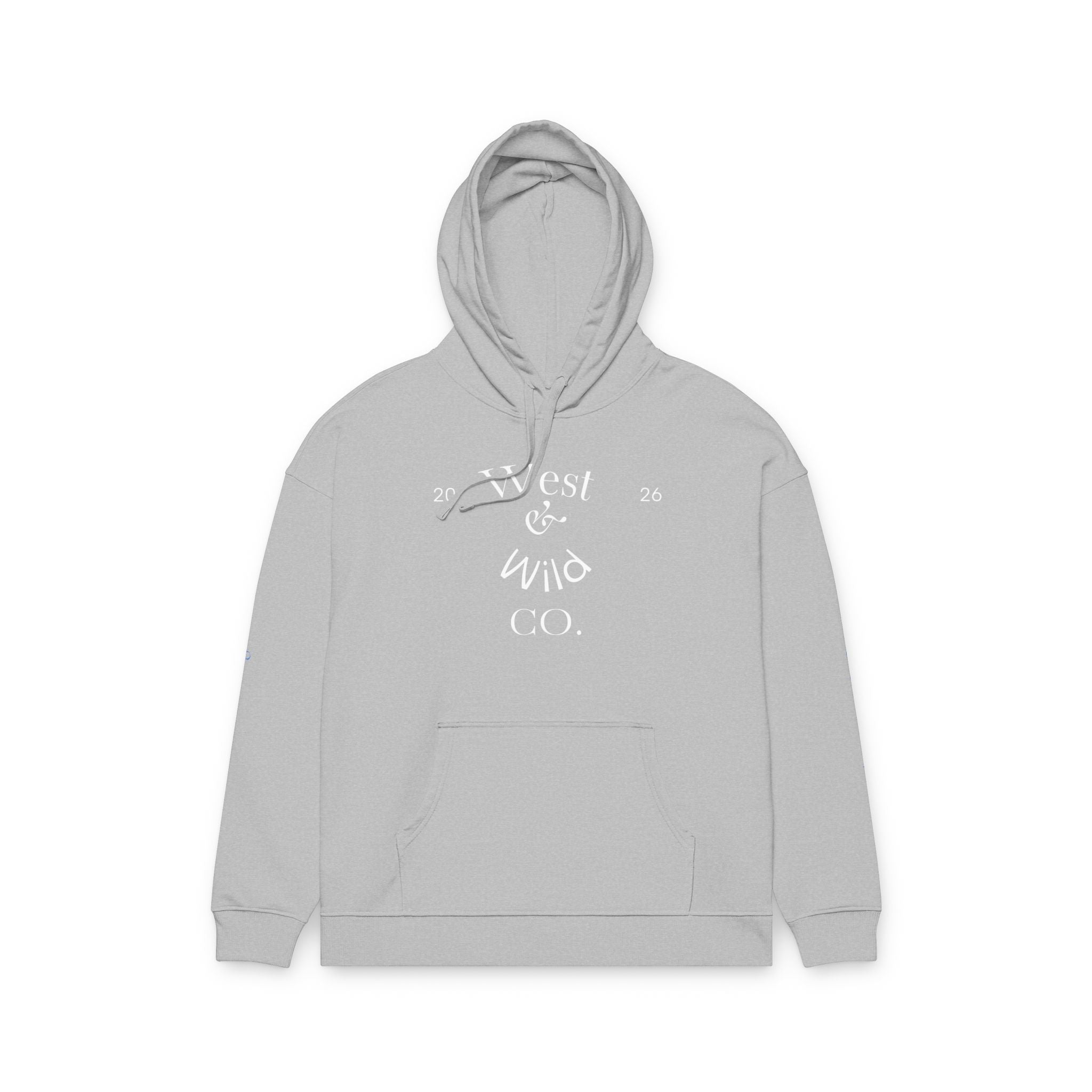 West & Wild Co. Longhorn Hoodie — Organic Relaxed Pullover