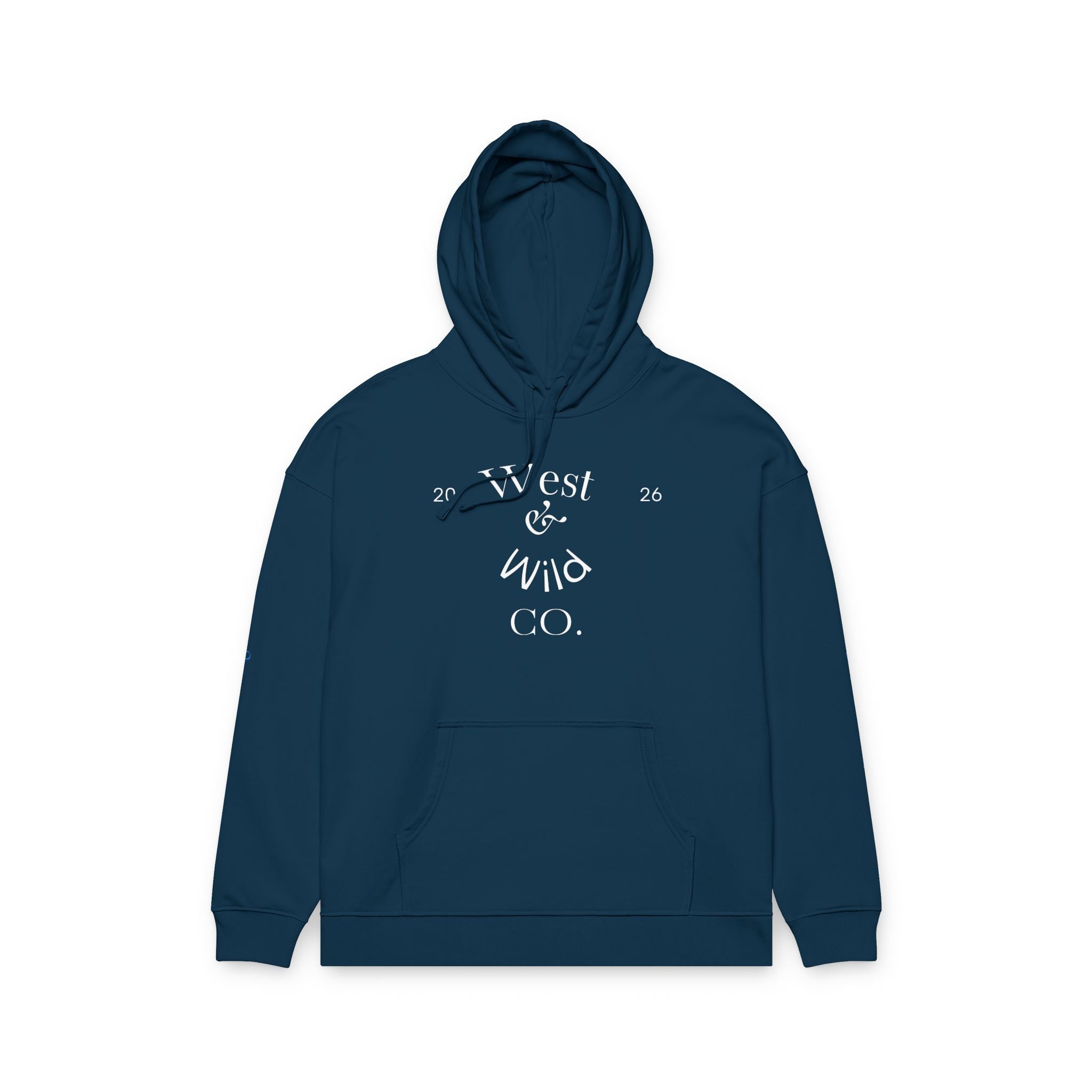 West & Wild Co. Longhorn Hoodie — Organic Relaxed Pullover