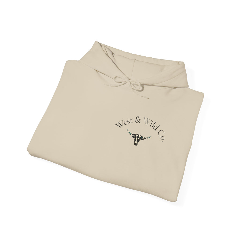 Western Outlaw Babe Club Hoodie — Vintage Snake Graphic Pullover