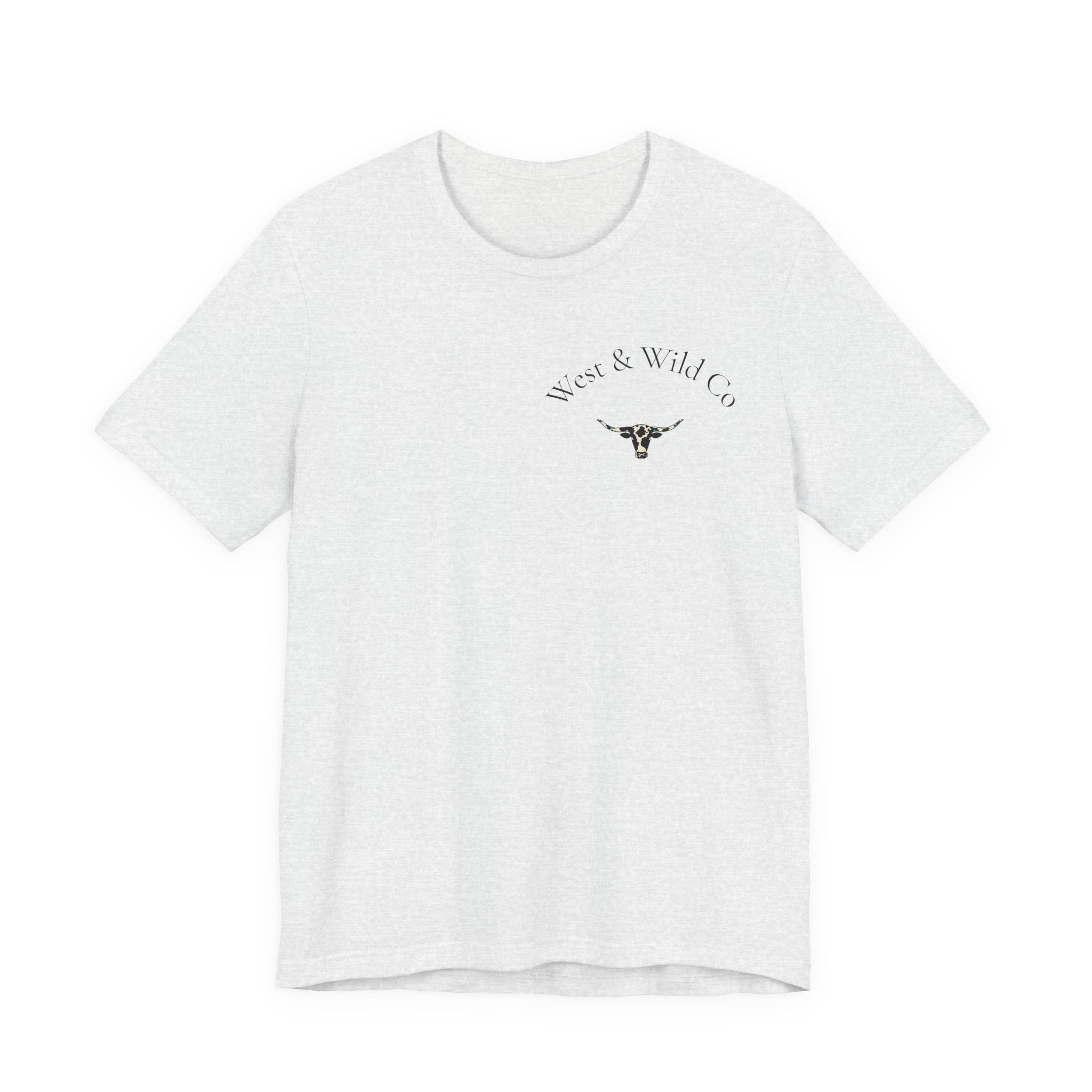Highland Cow Tee — “High On Highlands, Low On Drama” Graphic T-Shirt