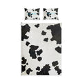 Cow Print Cotton Bed Set – Black & White Farmhouse Duvet Cover