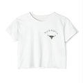 Western Outlaw Babe Club Crop Top — Women's Festival Graphic Tee