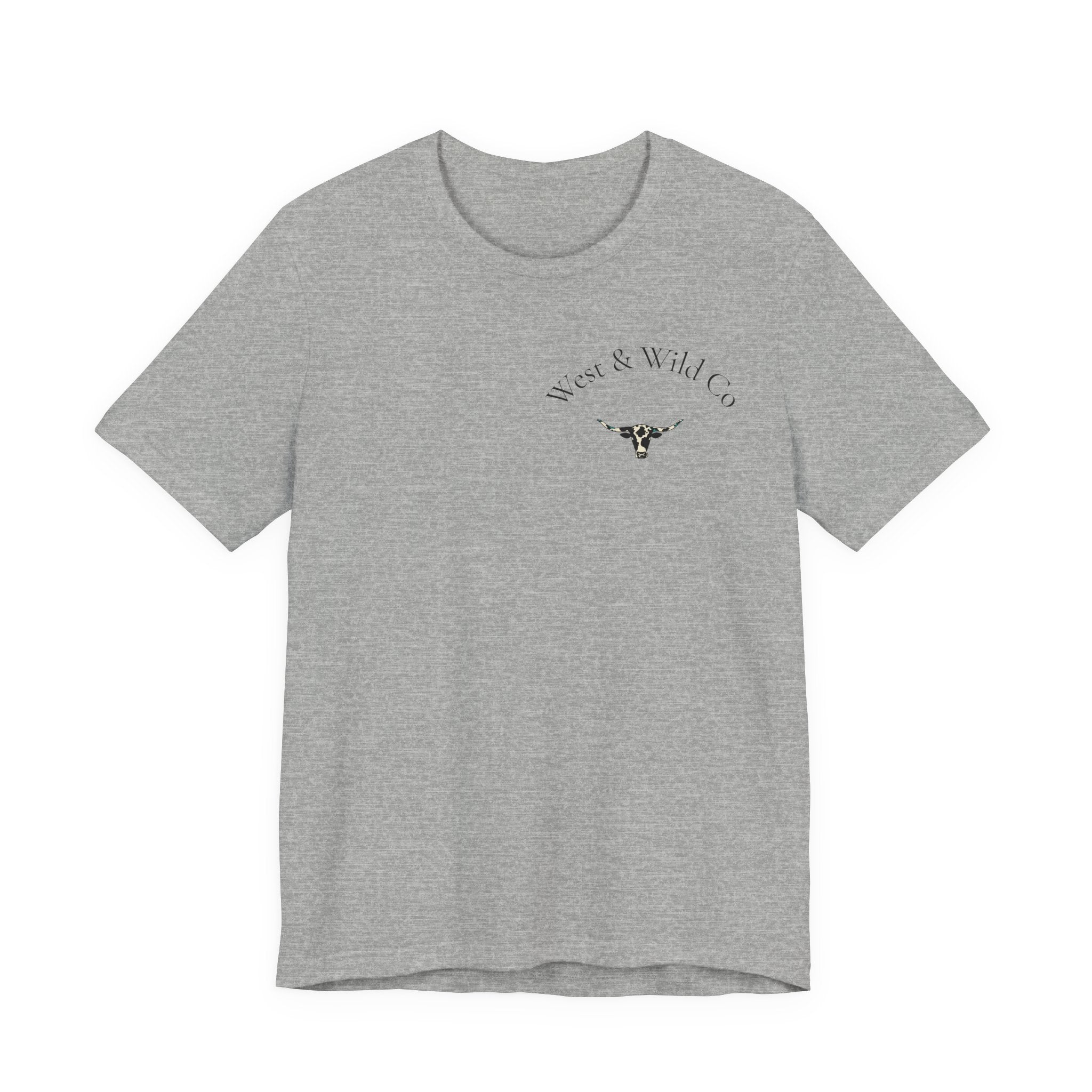 Highland Cow Tee — “High On Highlands, Low On Drama” Graphic T-Shirt