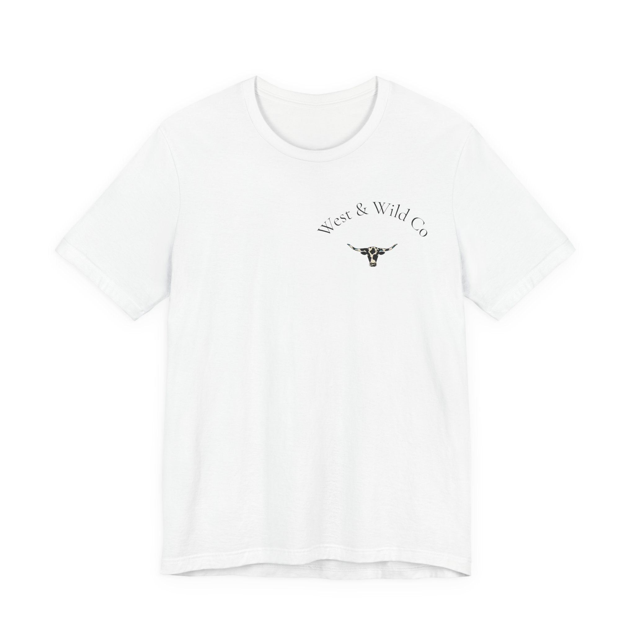 Highland Cow Tee — “High On Highlands, Low On Drama” Graphic T-Shirt