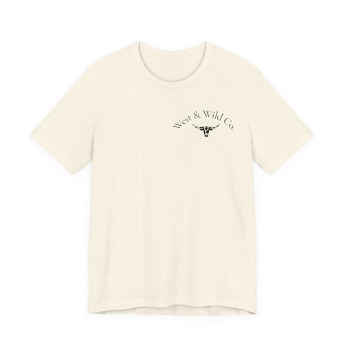 Country + Rodeo Graphic Tee — “A Little Country A Little Hood” Cotton T‑Shirt