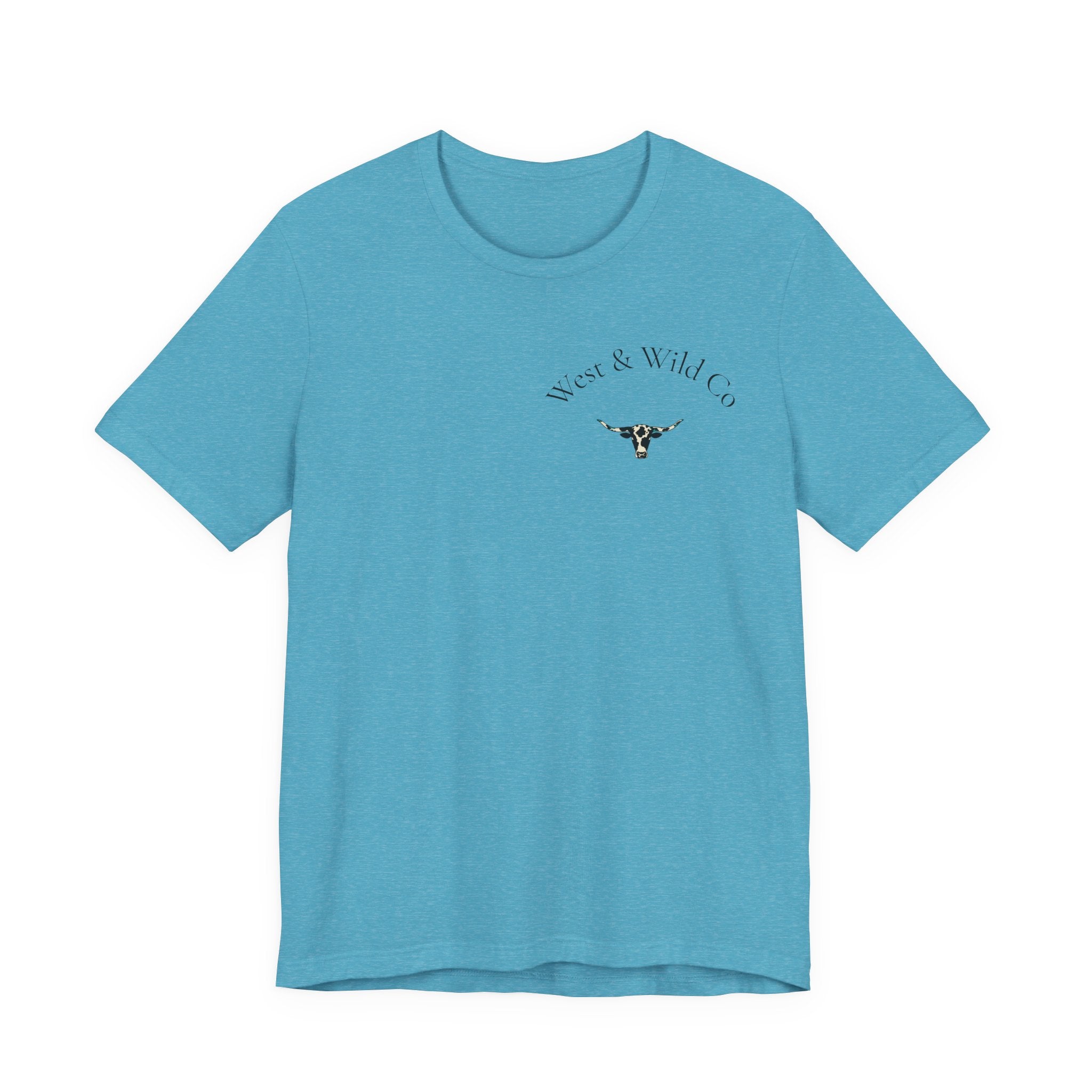 Highland Cow Tee — “High On Highlands, Low On Drama” Graphic T-Shirt