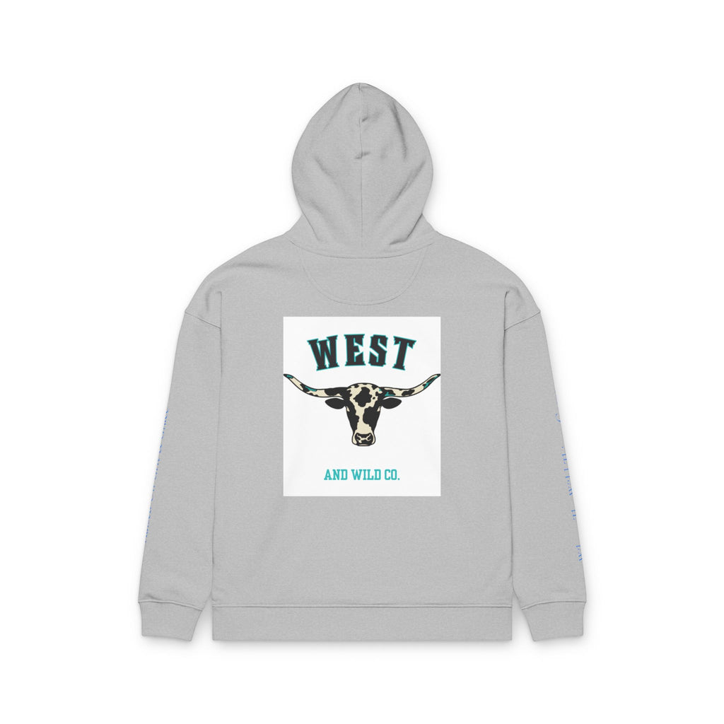 West & Wild Co. Longhorn Hoodie — Organic Relaxed Pullover